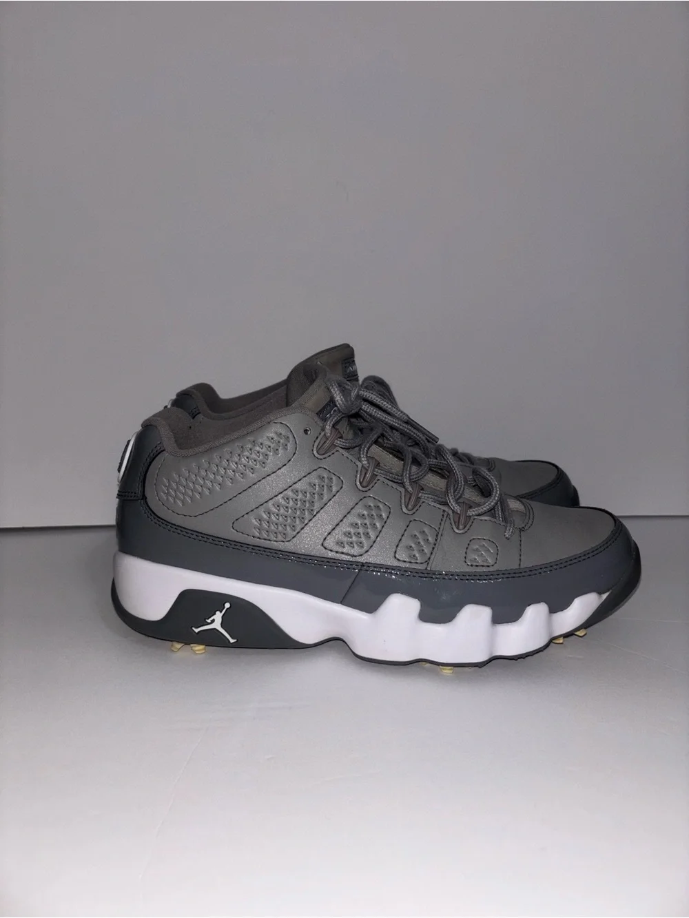 Nike Air Jordan 9 G Cool Grey White Mens Golf Shoes FJ5934-001 Size 9